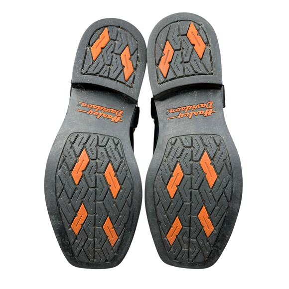 Harley Davidson Men’s Mega Harness Black Leather Moto Boot Size US 10.5 - Picture 9 of 10